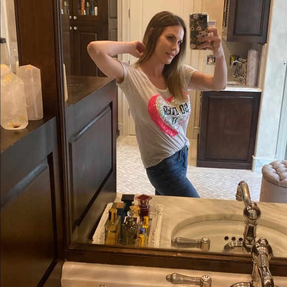 Victoria's Secret PINK Statement Tshirt XS EUC - Picture 4 of 8